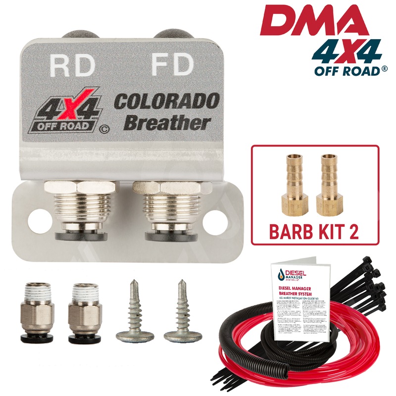 Buy DMA Diff Breather Kit 2 Port Holden Colorado Rg & Rg2 4x4 Off Road