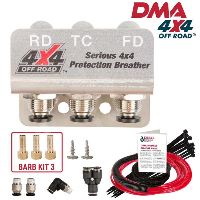 Buy DMA Diff Breather 3 Port Rodeo Ra Lx & Lt Petrol & Diesel - MyDeal