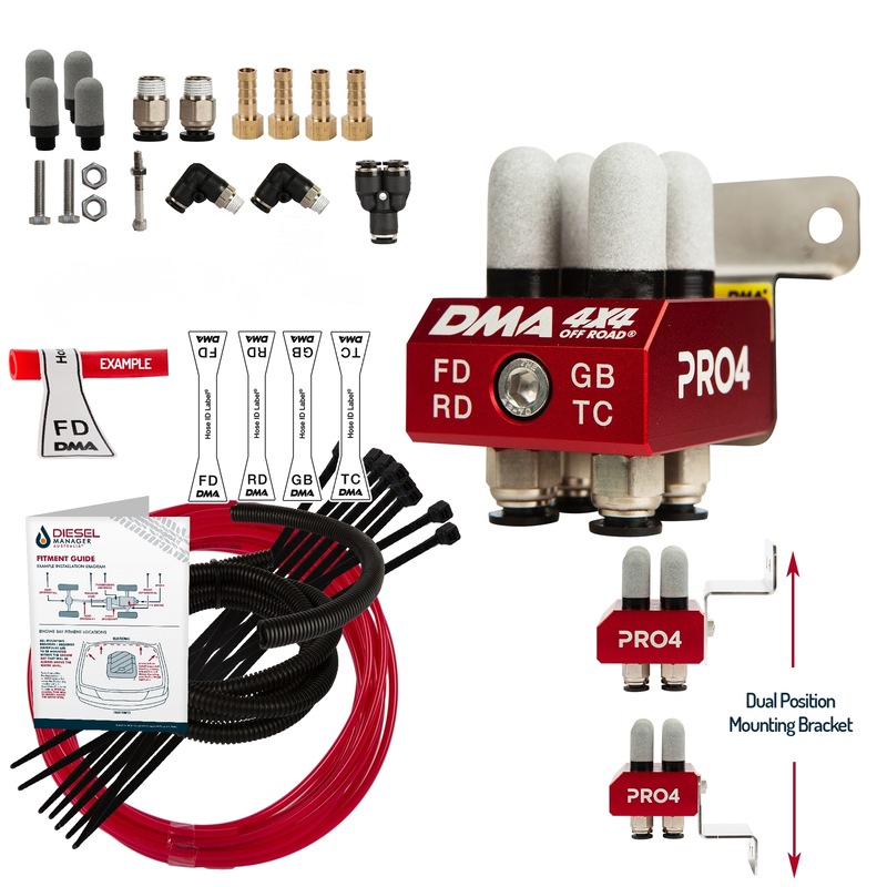 Buy DMA Diff Breather Kit 4 Port Toyota Hilux Sr5 Models 4x4 Off Road ...