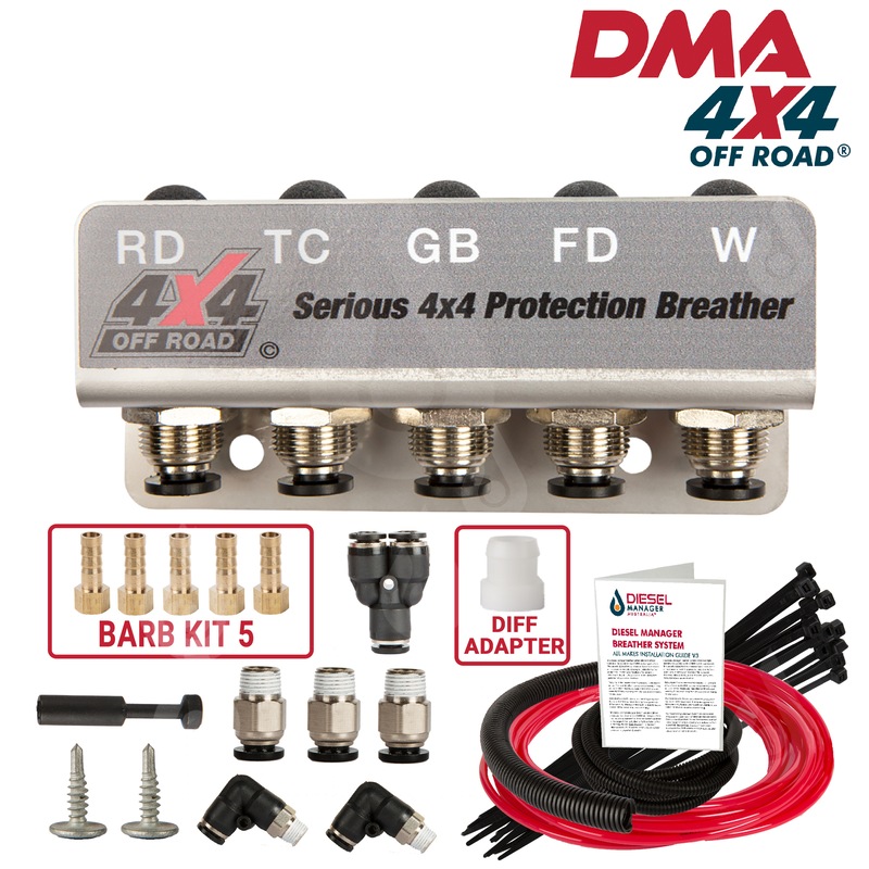 Buy DMA Diff Breather Kit 5 Port Mitsubishi Pajero Sports Qe 2.4L Td