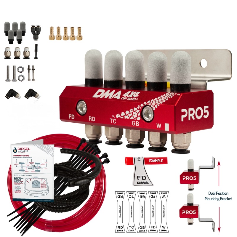 Buy DMA Diff Breather Kit 5 Port Isuzu D Max Incl Rt 50 & Mux 4x4 Off