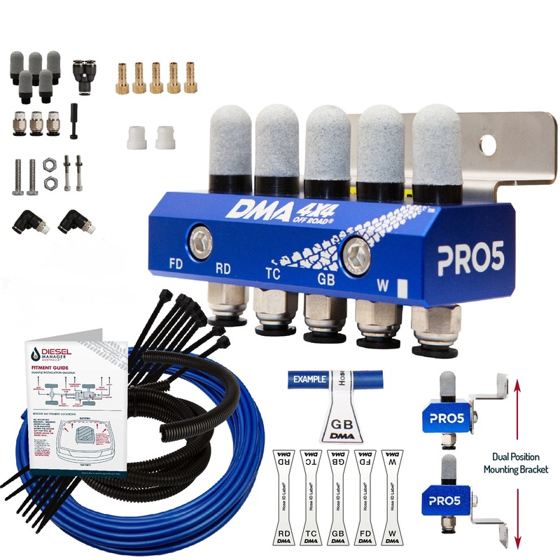 Buy DMA Diff Breather Kit 5 Port Mitsubishi Triton 4X4 Off Road ...