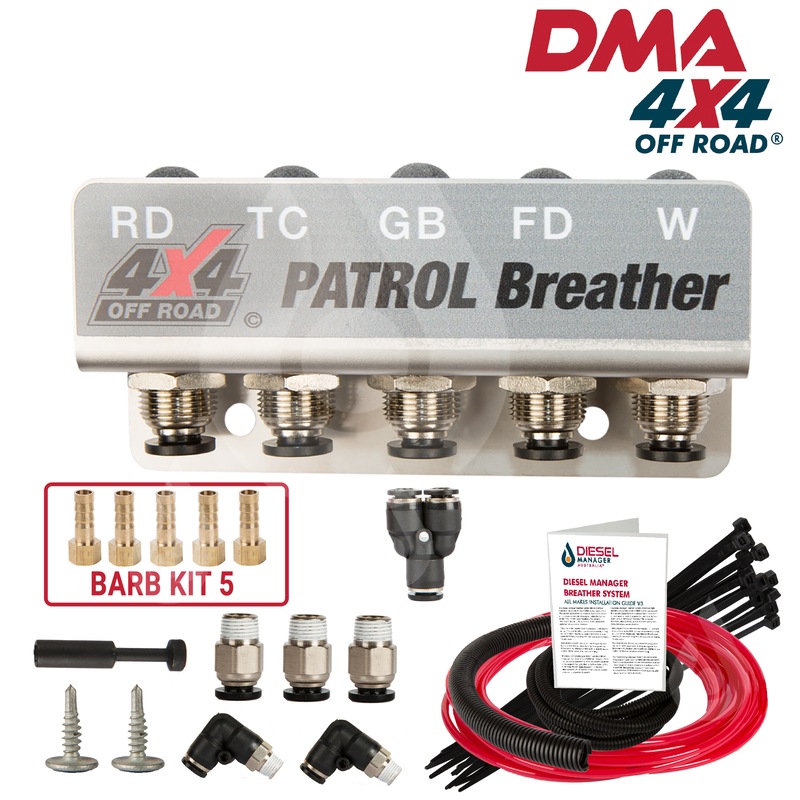 Buy DMA Diff Breather 5 Port Universal Nissan Patrol Gu Gq Y61 Y62 Dma