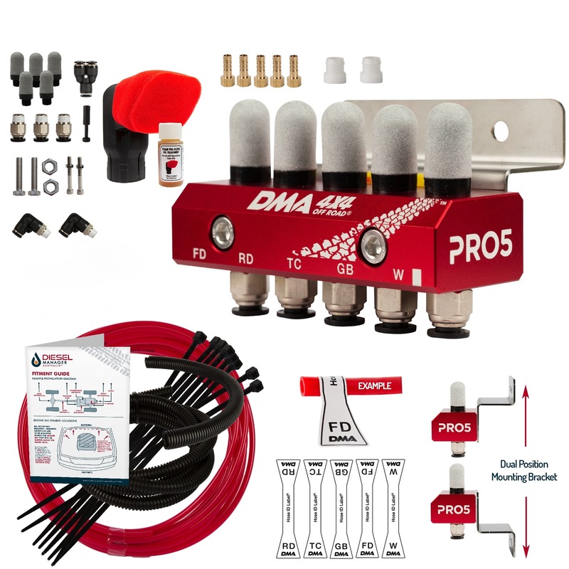 Buy DMA Diff Breather Kit 5P Snorkel Pre Filter Mitsubishi Pajero Nx Nw