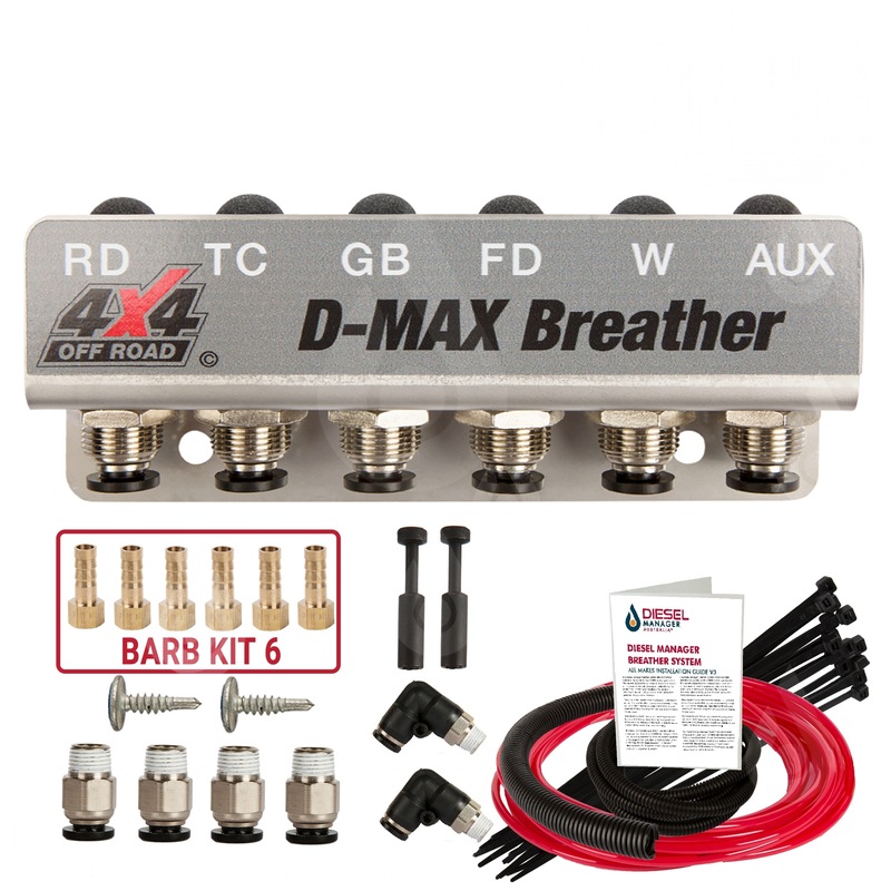 Buy DMA Diff Breather Kit 6 Port Isuzu D Max Inc Rt50 Breather Uni Dma