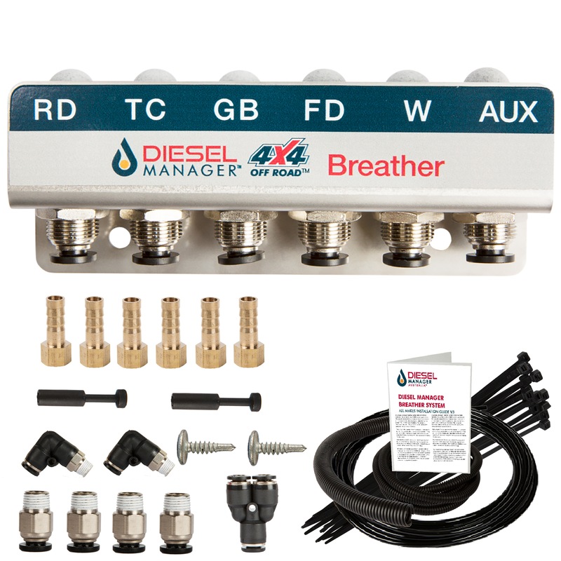 Buy DMA Diff Breather Kit 6 Port Isuzu D Max Rt50 Mux Universal