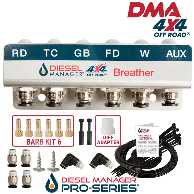 Buy DMA Diff Breather Kit 6 Port Mitsubishi Pajero Nm Np Ns Nt Nx Incl