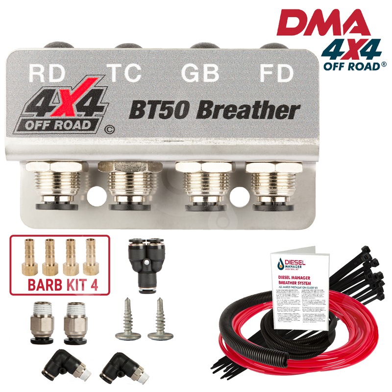Buy DMA Mazda Bt50 Incl Xrt Models 4X4 4Wd Diff Breather Kit 4 Port Dma