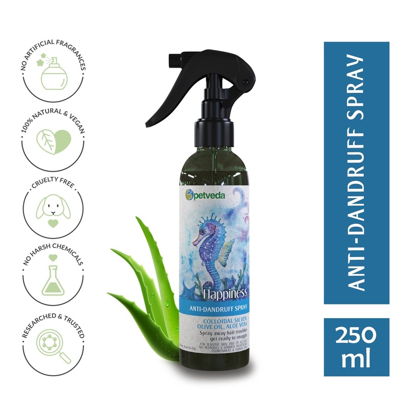 Buy PetVeda AntiDandruff Itch Relief Spray for Dogs & Cats Aloe