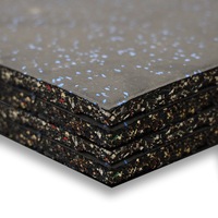 4PCS* 20mm Soft Rubber Gym Tiles with Sealed Protective Surface - 1M x 1M