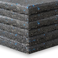 6PCS* 15mm 1Mx 1M Flooring Mat Bundle Soft Rubber Gym Flooring Tiles Mats
