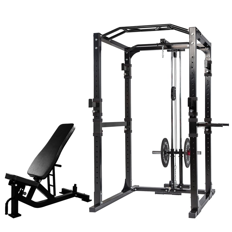 Buy Power Rack Bundle Power Rack & Bench MyDeal