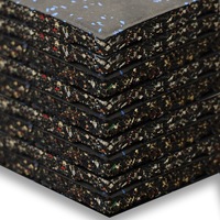 9PCS* 20mm Soft Rubber Gym Tiles with Sealed Protective Surface - 1M x 1M