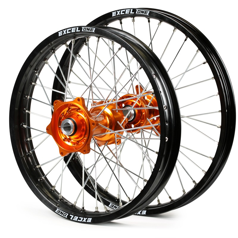 Buy Gas Gas EC250F 2021 2022 Wheel Set Black Excel Rims Orange Talon