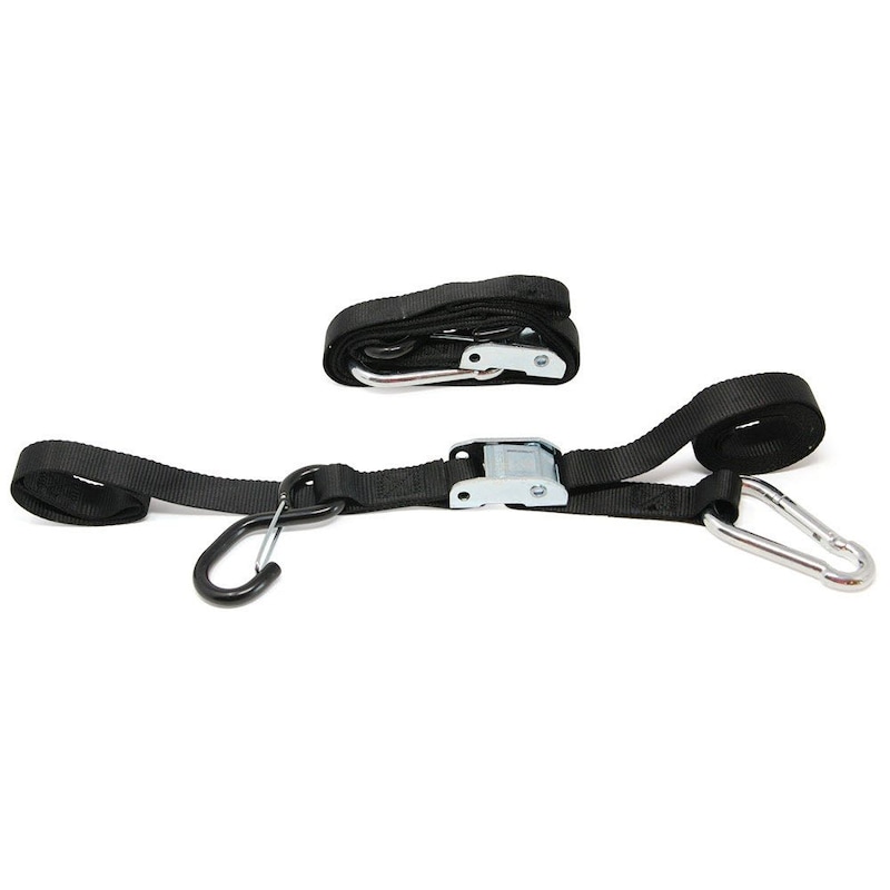 Buy Heavy Duty Motorcycle Tie Downs Handlebar Loop Strap & Snap Hook ...