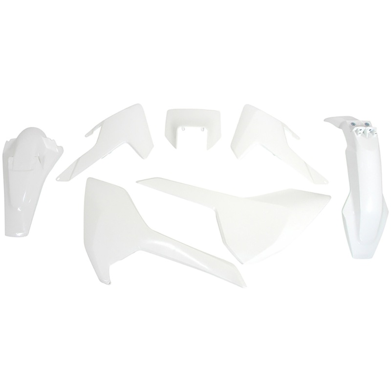 Buy Husqvarna TE150 2017 - 2018 Racetech White Plastics Kit Incl ...