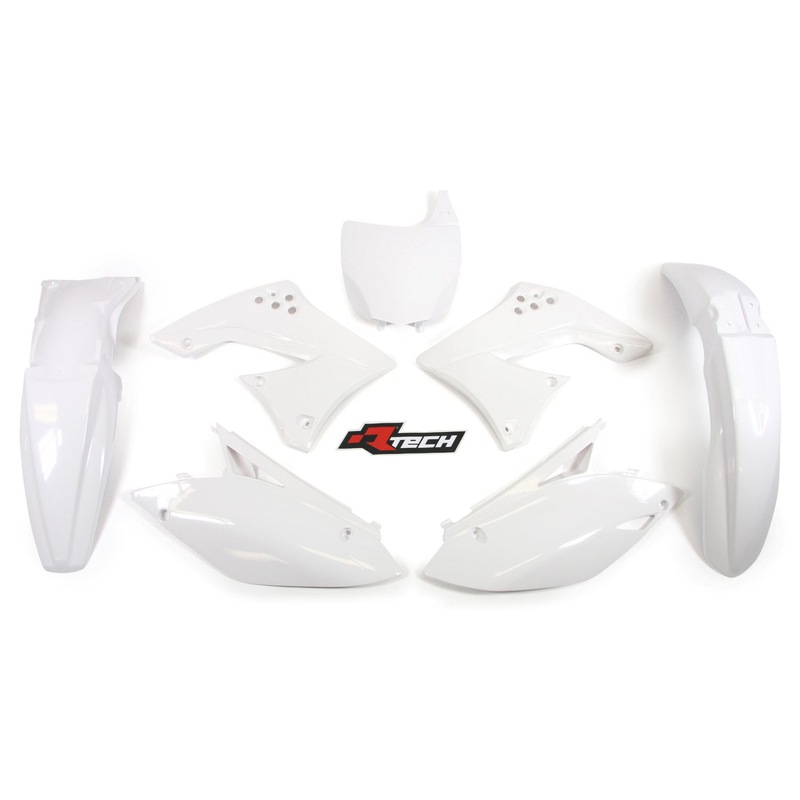 Buy Kawasaki KX450F 2010 Racetech White Plastics Kit - MyDeal