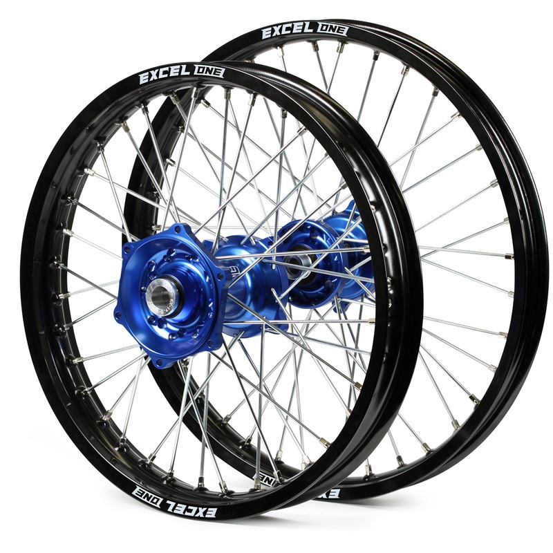 Buy KTM 250 XC-F 2003 - 2023 Wheel Set Black Excel Rims Blue Talon Hubs ...