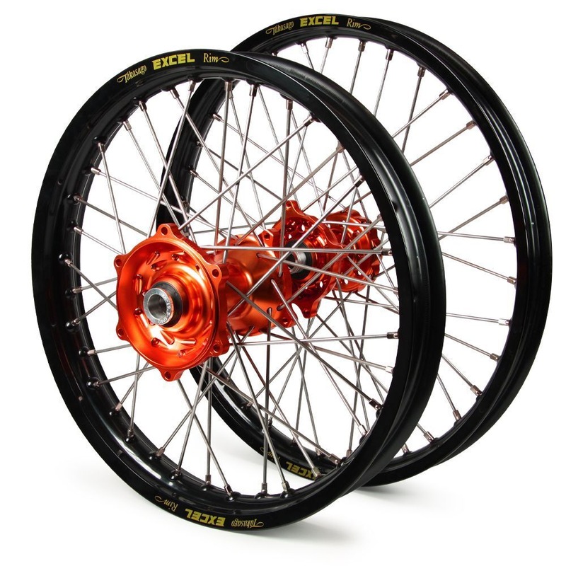 Buy KTM 350 SXF 2023 2024 21/19Wheel Set Black Excel Rims Orange