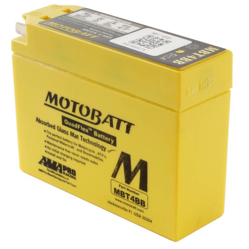 Buy Yamaha TTR50E 2006 Motobatt Quadflex 12V Battery MyDeal
