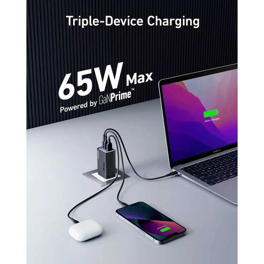Anker 735 Charger GaNPrime 65W - Black