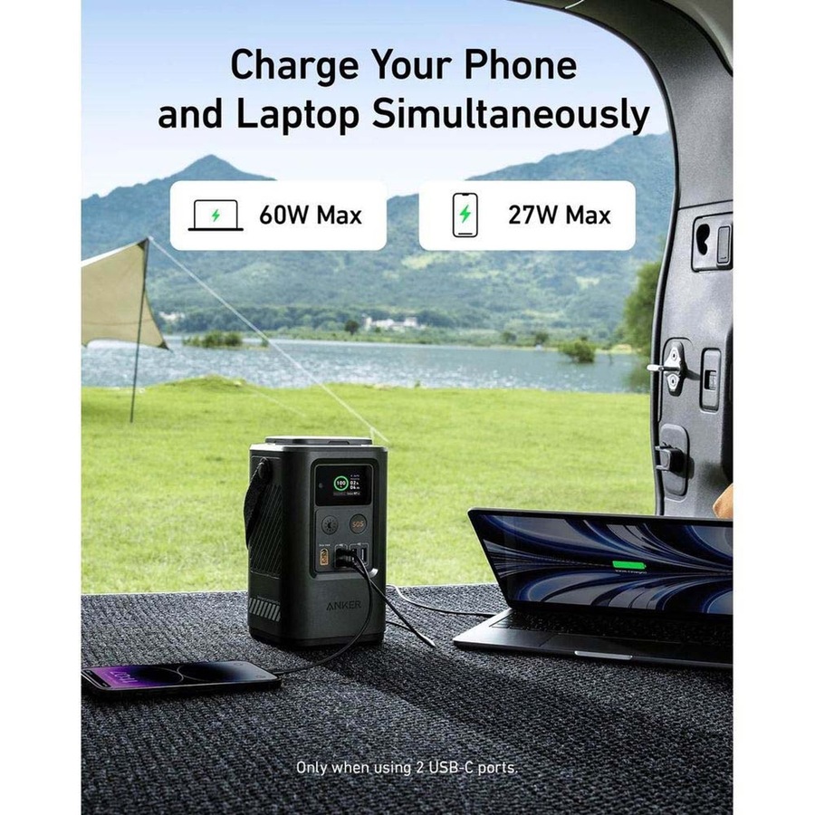 Anker Power Bank 60k with Smart Digital Display - Black