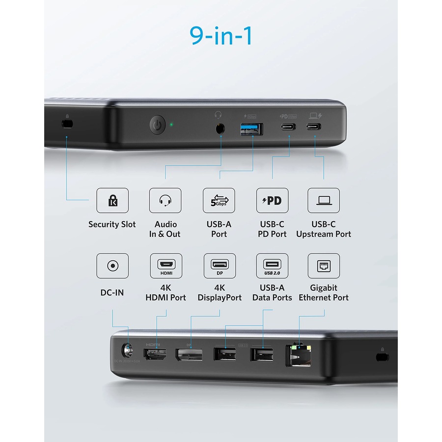 Anker PowerExpand 9-in-1 USB-CPD Docking Station
