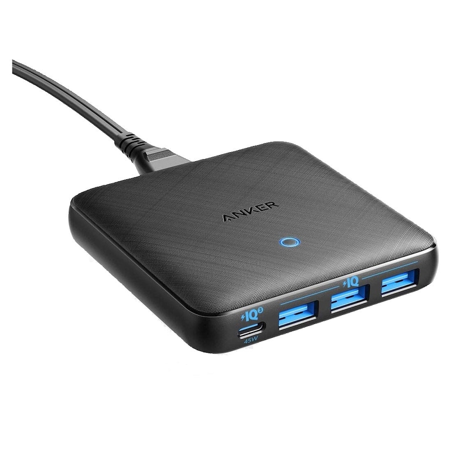 Anker PowerPort Atom III Slim 65W USB-C Port Charger - Black Fabric