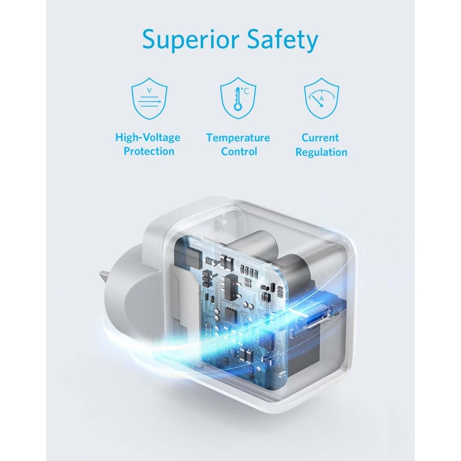 Anker PowerPort III 20W PD USB-C Charger - White