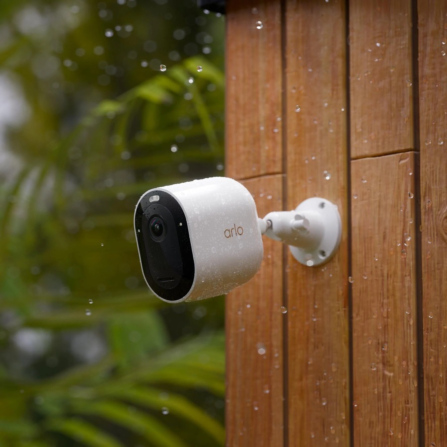 Arlo Pro 5 2K Spotlight Camera (4-Pack) - White/Back