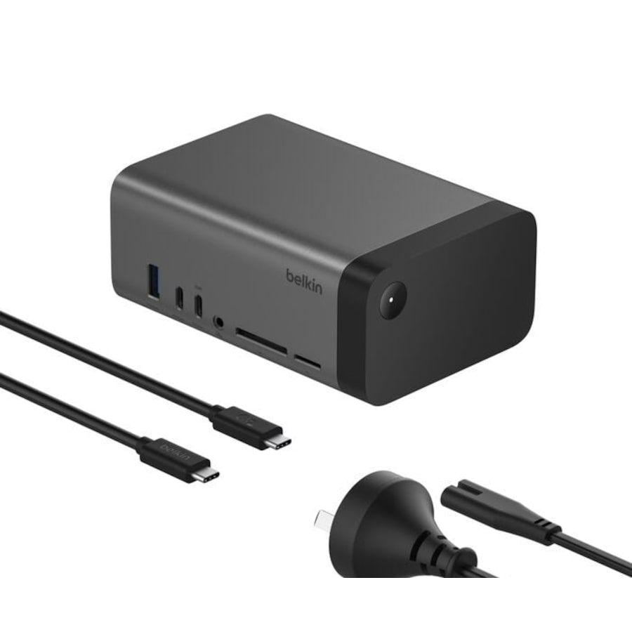 Belkin Connect USB-C 11-in-1 Pro Universal Docking Station - Grey