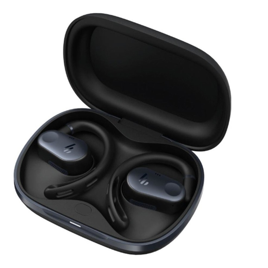 Edifier COMFO-FLEX Open-Ear True Wireless Earbuds - Black