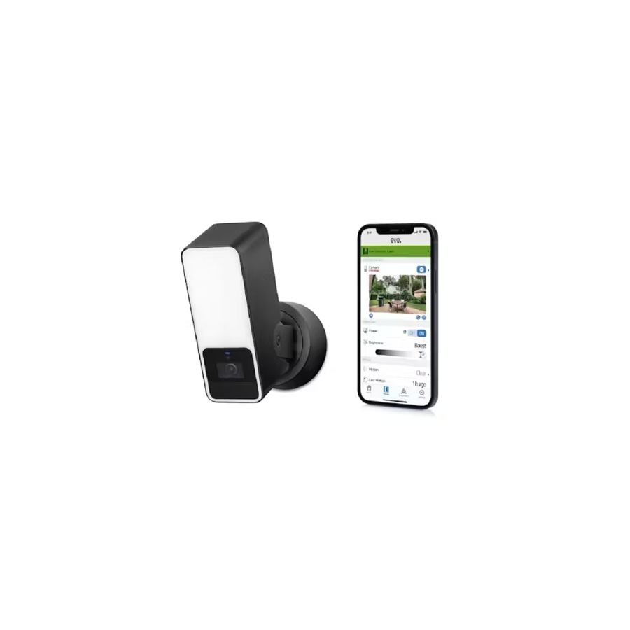 Eve Outdoor Cam Secure Floodlight Camera - Black