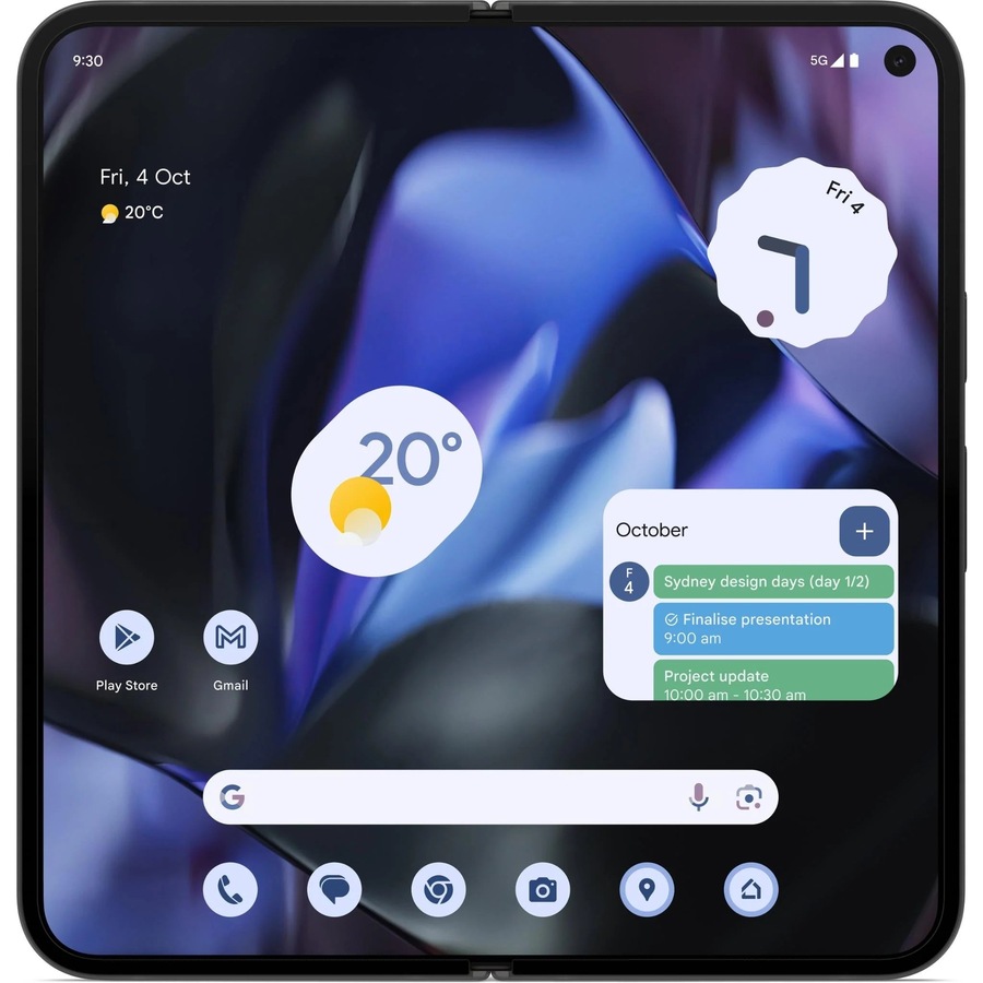 Google Pixel 9 Pro Fold 5G Dual SIM 256GB/16GB 8" - Obsidian Black