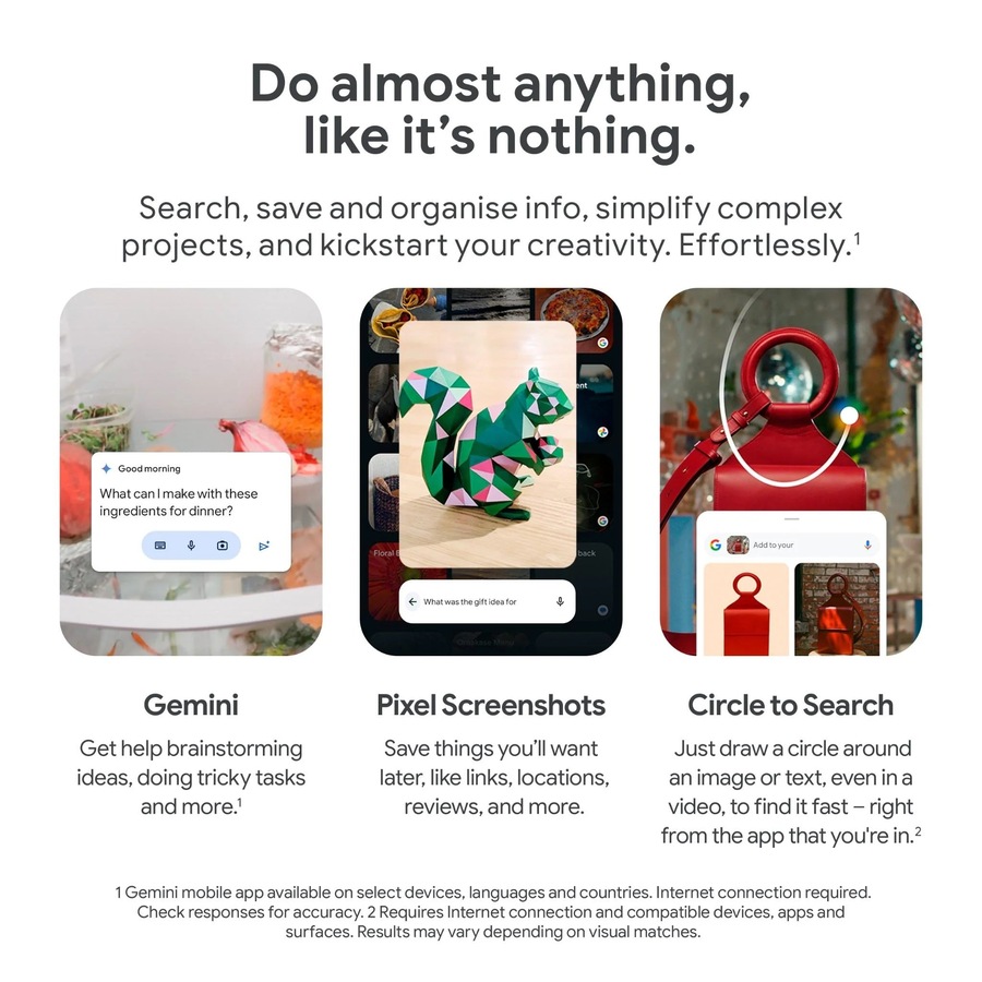 Google Pixel 9 Pro Fold 5G Dual SIM 256GB/16GB 8" - Obsidian Black