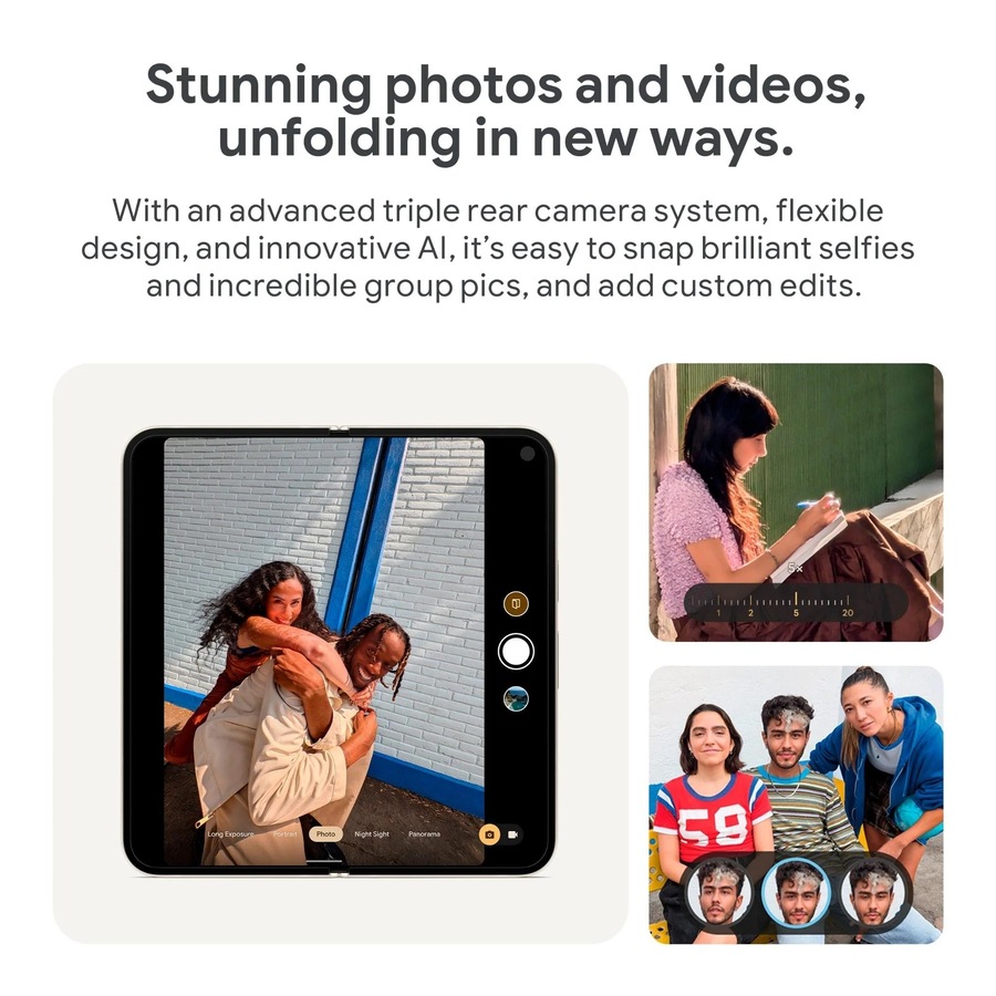 Google Pixel 9 Pro Fold 5G Dual SIM 256GB/16GB 8" - Obsidian Black