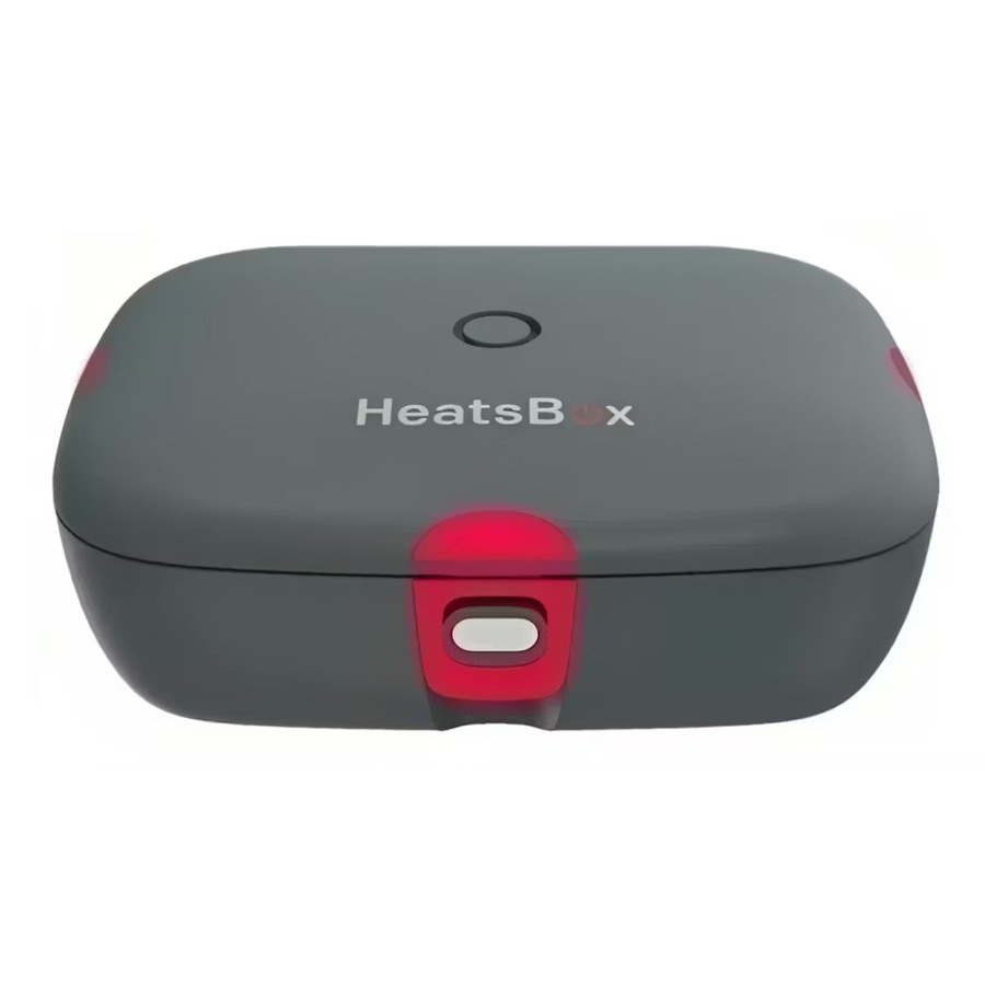 HeatsBox Style+ Portable Smart Heated Lunchbox - Grey