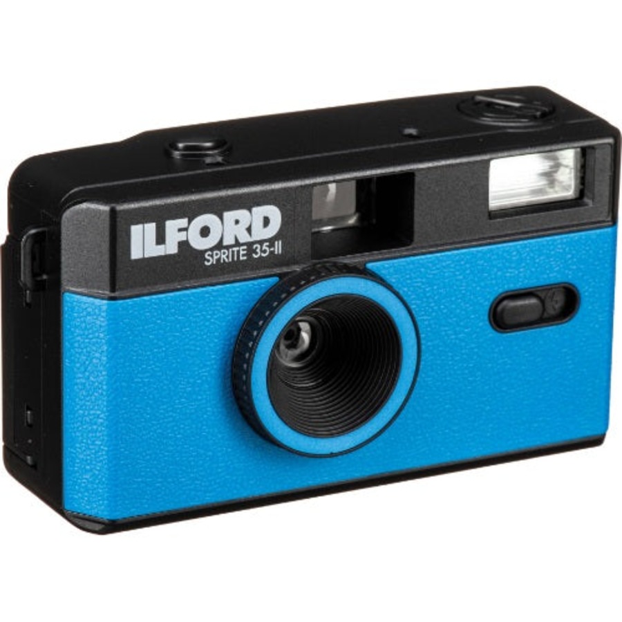 Ilford SPRITE 35-II Reusable Camera - Black & Blue