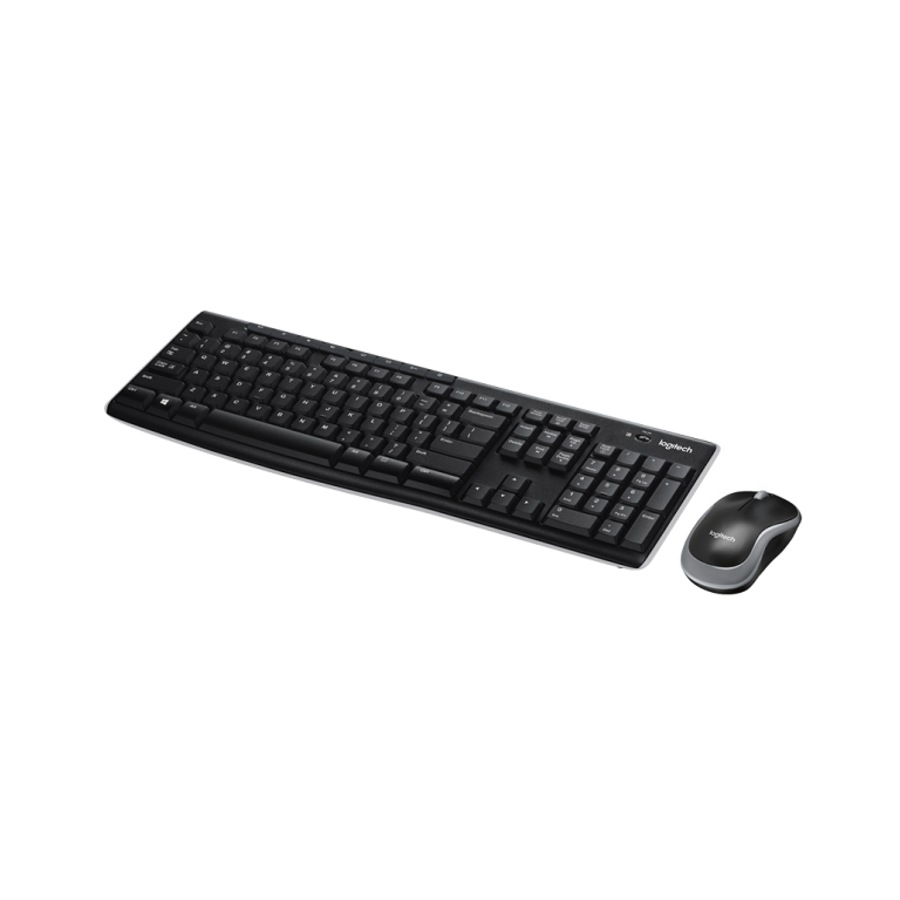 Logitech MK270R Wireless Keyboard and Mouse Combo - Black