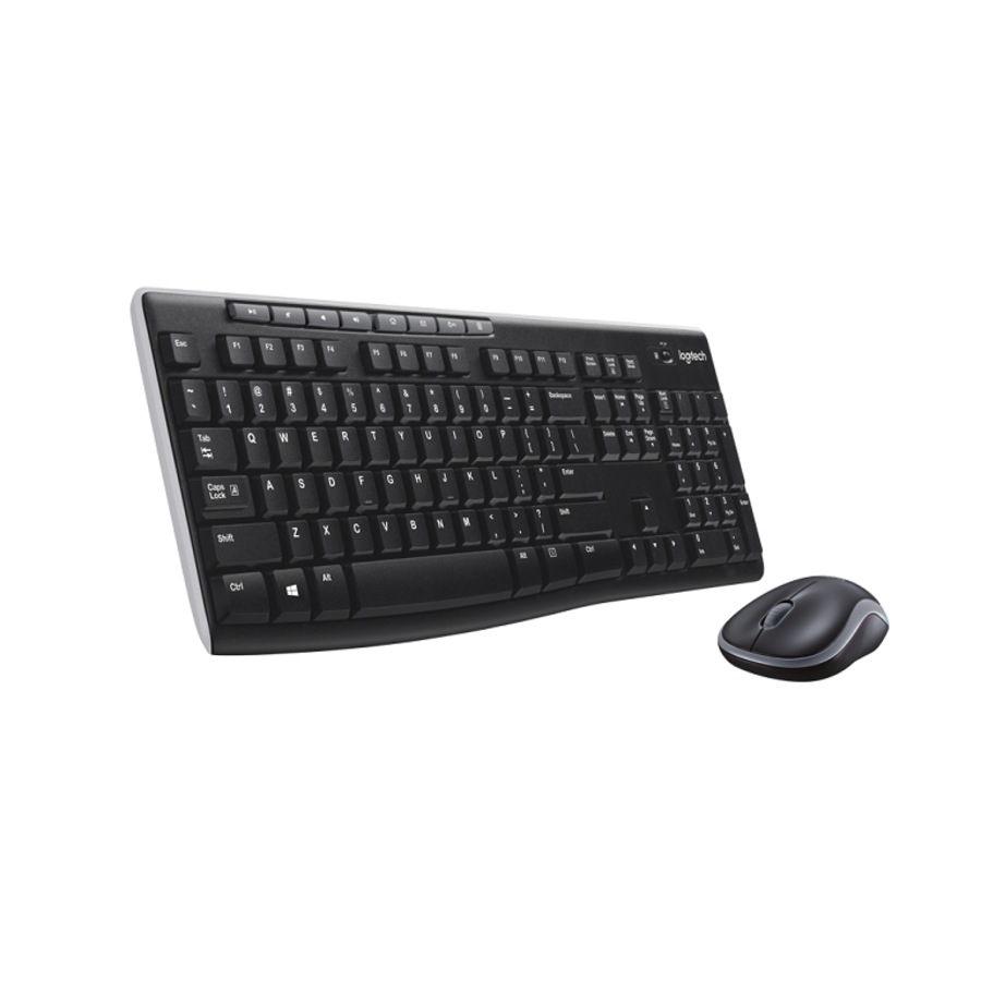 Logitech MK270R Wireless Keyboard and Mouse Combo - Black