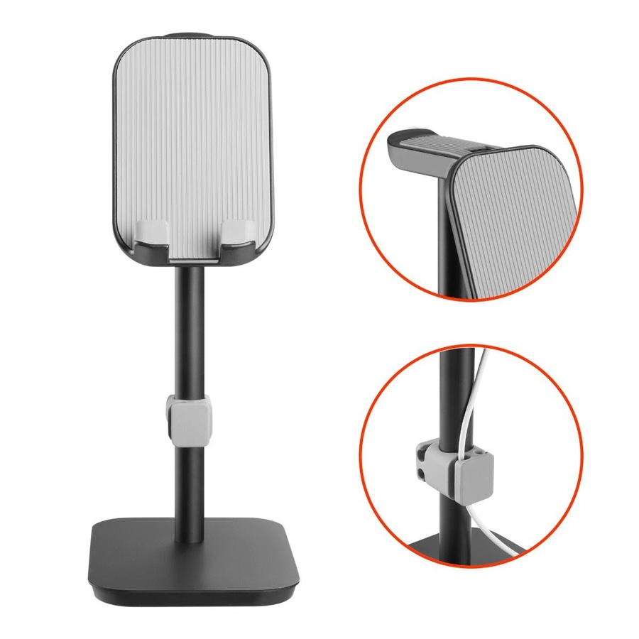 mbeat Stage S3 2 in 1 Headphone & Tiltable Phone Stand - Black