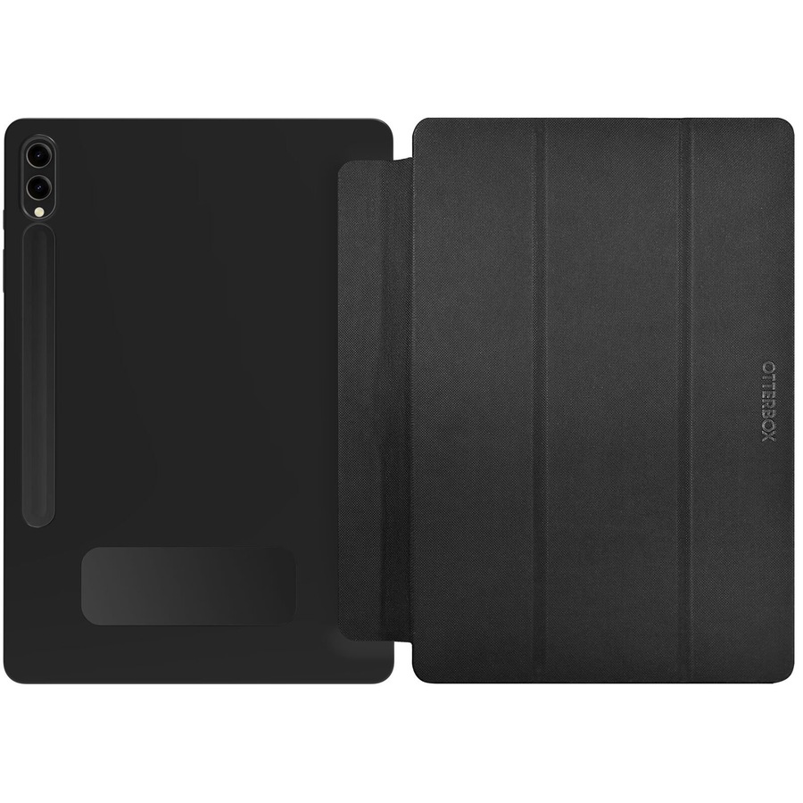 OtterBox React Folio Case For Samsung Galaxy Tab S9 Plus 12.4" - Black