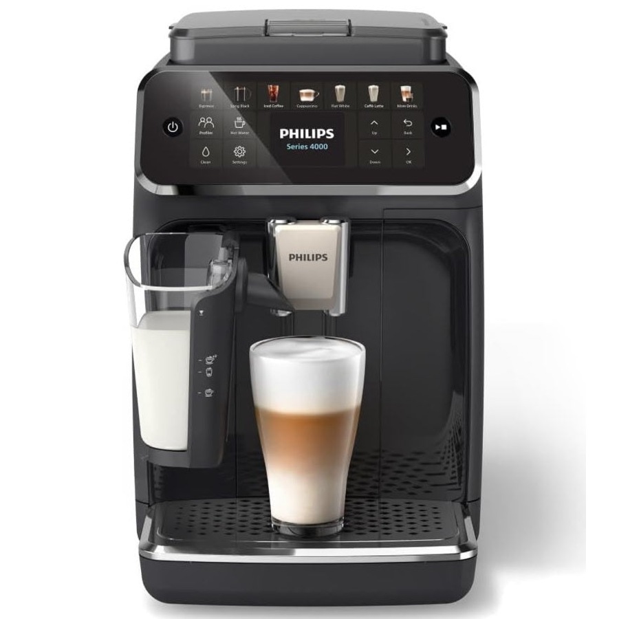 Philips LatteGo 4400 Series Automatic Espresso Coffee Machine - Black