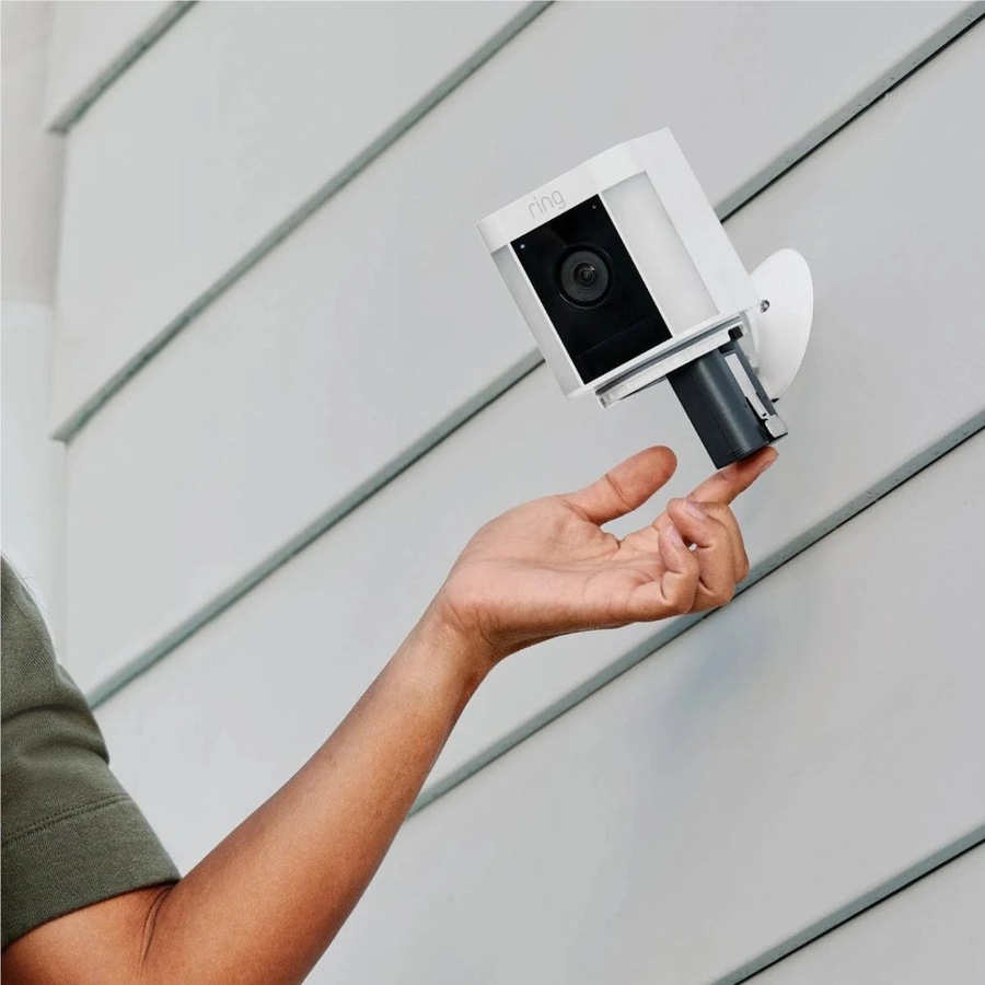 Ring Spotlight Cam Plus Battery 2-Pack Security Camera - White