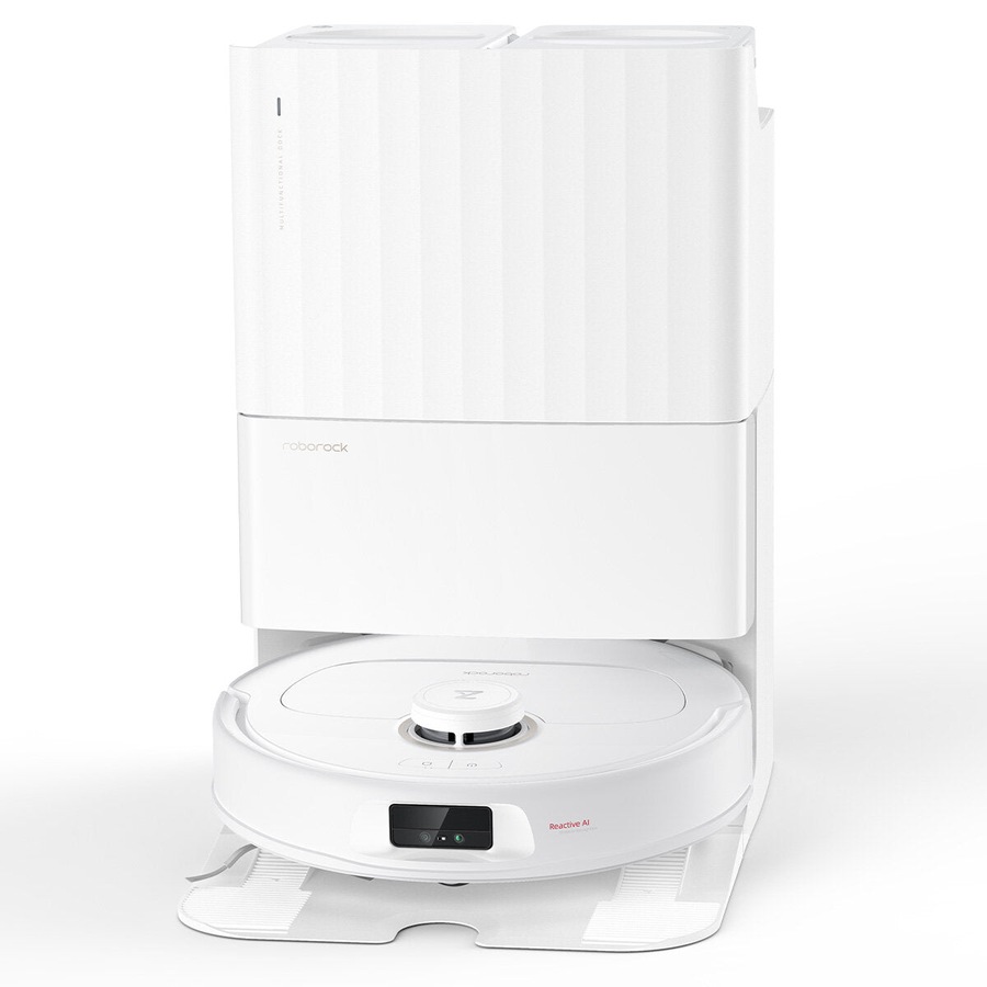 Roborock Q Revo MaxV Robot Vacuum w/ Multifunctional Dock - White