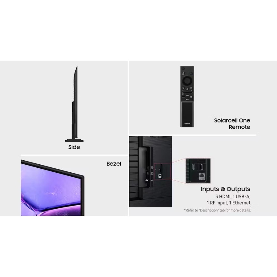 Samsung U8500F Crystal UHD 4K 43" Smart TV - Black