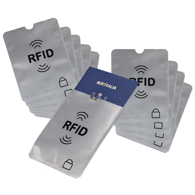 Buy 10X RFID Blocking Sleeves Secure Passport Card ID Protector Anti