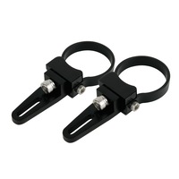 BullBar Light Antenna Mount, 2 inch (2") 2pcs, Mounting Brackets Bull Bar Handlebar Bracket Lightbar LED Adjustable ATV UTV Horizontal Mounts Clamps