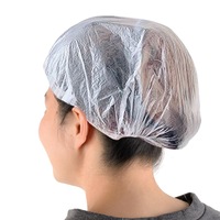 Shower Caps for Women Large Plastic, 700pcs,Clear, Long Hair Turban Cloth Waterproof Bath Adjustable Reusable Cover Cap Men Girl Elastic Travel Home