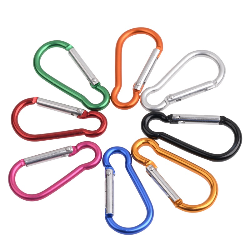 Buy Carabiner Clip Ring 46mm Clip Aluminum Alloy Holder Hook Lock ...